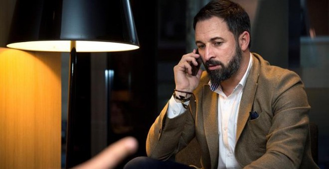 El líder de Vox, Santiago Abascal. - EFE