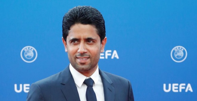 El presidente del PSG, Nasser Al Khelaïfi.- EFE