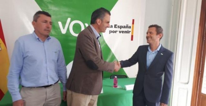 Imagen de la inauguración de la sede de Vox en Cartagena. /Vox Cartagena
