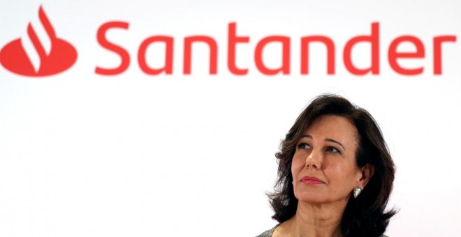 La presidenta de Banco Santander, Ana Patricia Botin, en la presentación de los resultados de la entidad de 2018. REUTERS/Sergio Perez