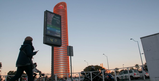 Meteorología activa este viernes avisos amarillos por frío en Sevilla. Jesús Prieto / Europa Press