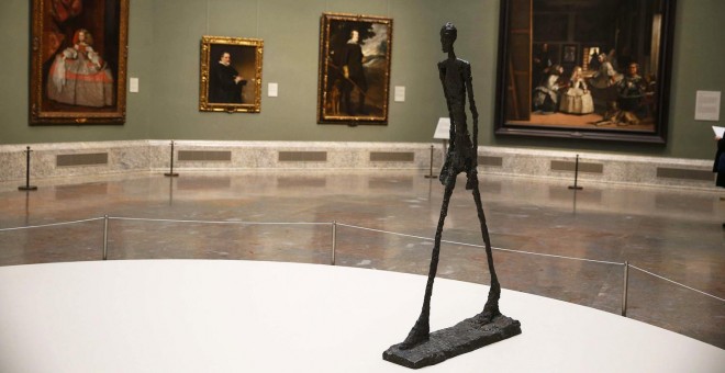 'Hombre que camina II' 1960, de Alberto Giacometti