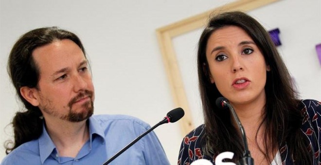 Pablo Iglesias e Irene Montero | EFE