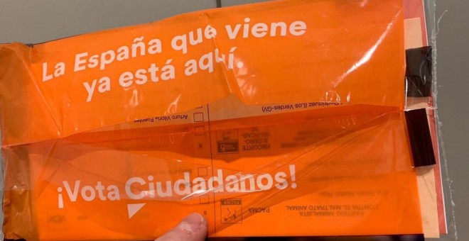 Propaganda electoral de Ciudadanos. | Twitter