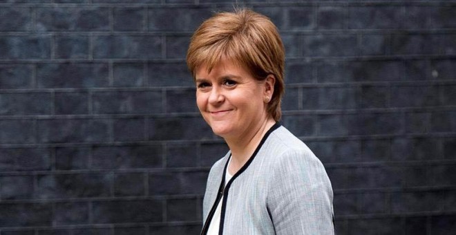 Imagen de archivo de Nicola Sturgeon, ministra principal de Escocia. (EFE)