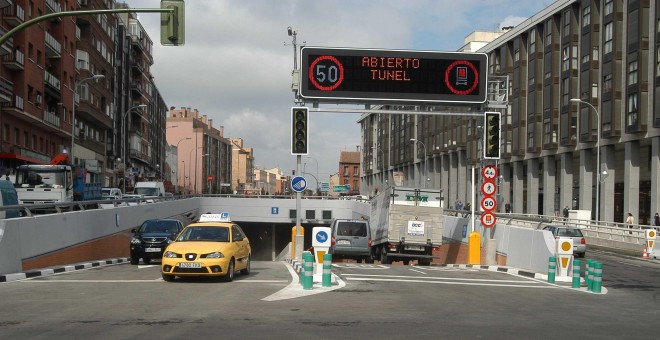 Túnel de Sor Ángela de la Cruz. Foto Ayuntamiento de Madrid