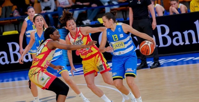 Jugadoras de la selección nacional de baloncesto.