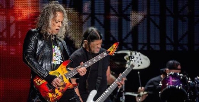 Foto de la actuación de Metallica en Madrid. /EUROPA PRESS
