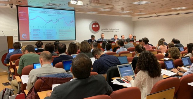 Rueda de prensa de la AIReF de su Informe sobre la Actualización del Programa de Estabilidad 2019- 2022.