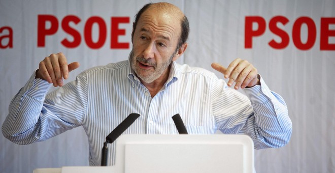 Fotografía d marzo de  2015 del ex secretario general del PSOE Alfredo Pérez Rubalcaba. EFE/ARHIVO/Pedro Puente Hoyos