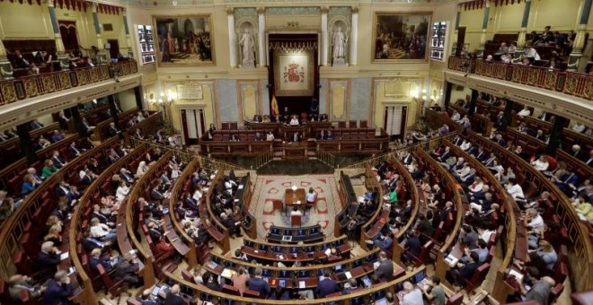 Vista del pleno del Congreso de los Diputados. REUTERS