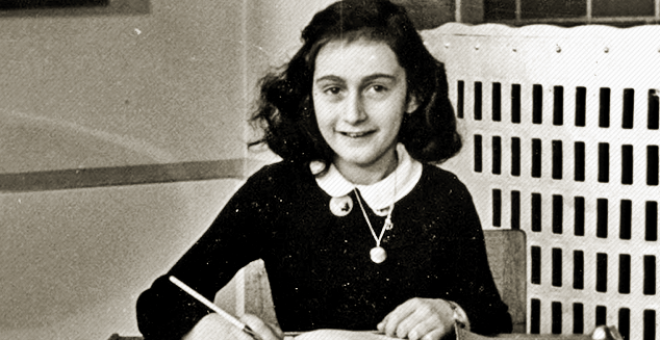 Fotografía de Anna Frank.