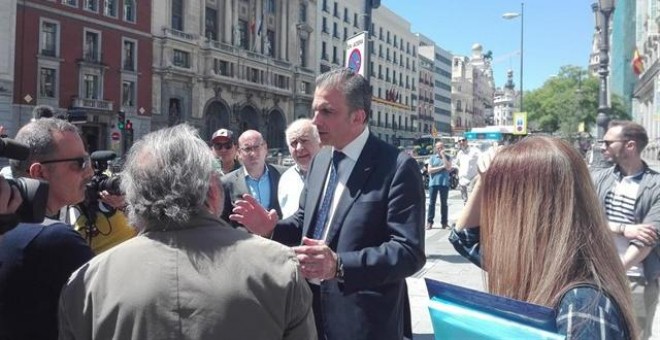 El candidato de Vox al Ayuntamiento de la capital, Javier Ortega Smith. - EUROPA PRESS