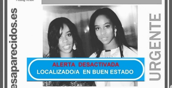 La Policía Nacional ha localizado en buen estado a las dos hermanas gemelas irlandesas.