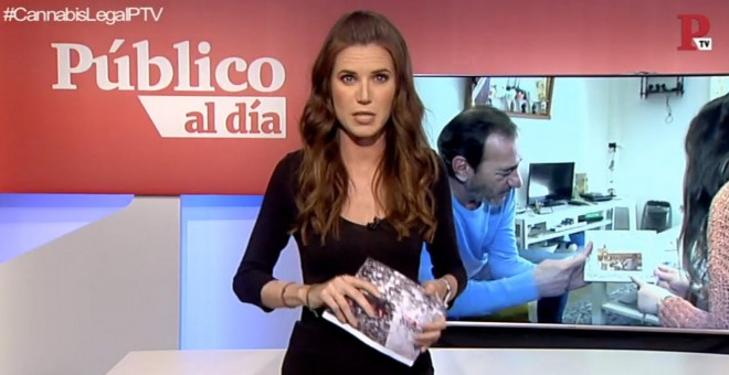 Nùria Martínez en el informativo 'Público al Día' del 14 de mayo de 2019.