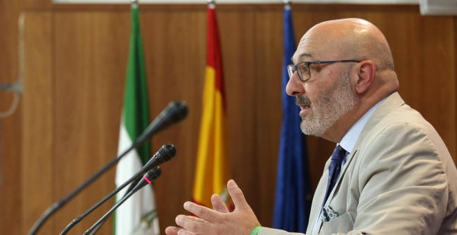 Alejandro Hernández, portavoz de Vox en el Parlamento de Andalucía. Europa Press