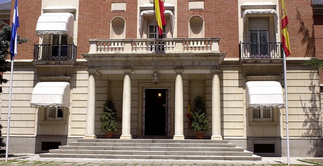 Imagen de la fachada exterior del Palacio de la Moncloa. Foto: EFE/ Pilar Mata.