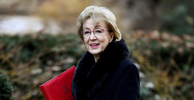 La líder de los conservadores en la Cámara de los Comunes, Andrea Leadsom. - REUTERS