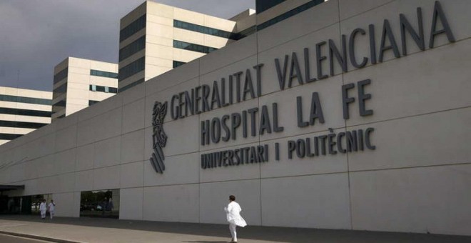 Imagen de archivo del Hospital la Fe de València donde permanece ingresado el bebe | EFE