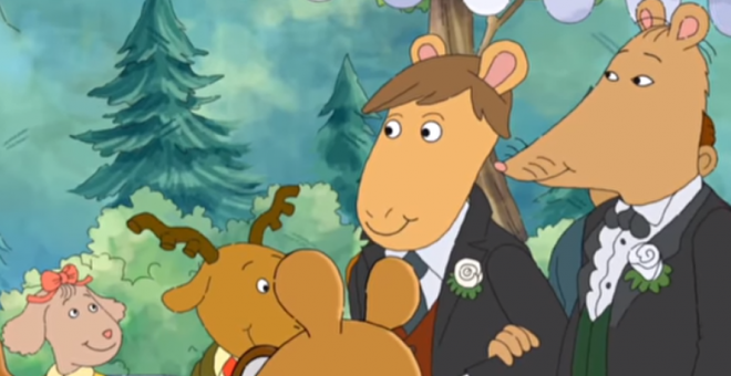 Fragmento del capítulo de la serie infantil censurado, 'Mr. Ratburn and the Special Someone'