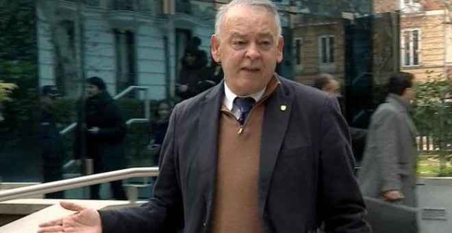 Eugenio Pino, a su salida de la Audiencia Nacional. / EFE