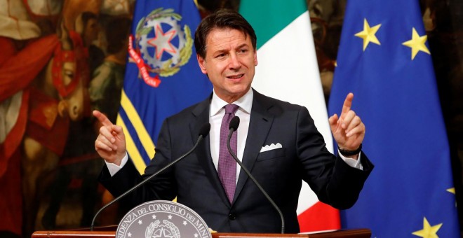 El primer ministro italiano, Giuseppe Conte. - REUTERS