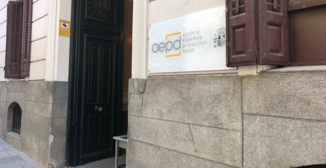 Fachada de la Agencia ESpañola de Protección de Datos en Madrid. P. R.