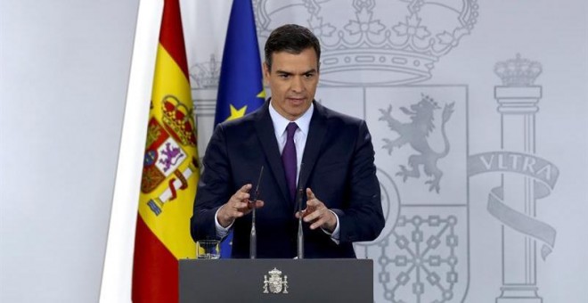 El presidente del Gobierno en funciones, Pedro Sánchez. - EFE