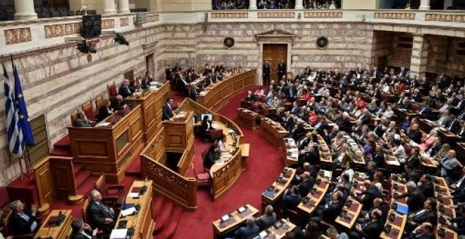 Imagen de archivo del Parlamento griego. - AFP