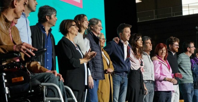 Los dirigentes de Más Madrid en un acto de campaña de las elecciones municipales y autonómicas / Más Madrid