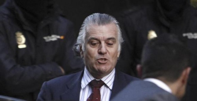 Bárcenas declara como testigo en el juicio por el destrozo de sus ordenadores | EFE