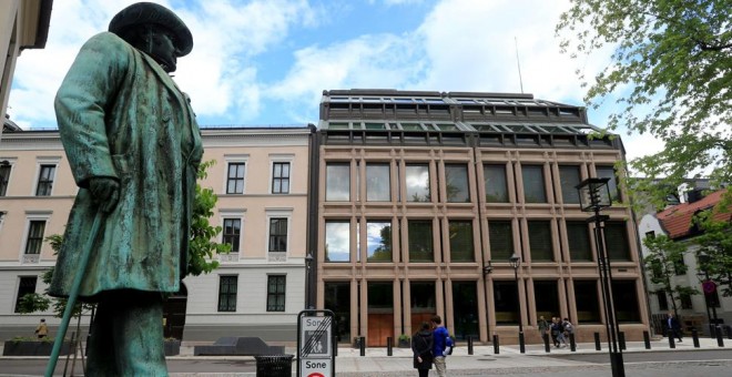 El edificio del banco central de Noruega, en Oslo. REUTERS / Ints Kalnins