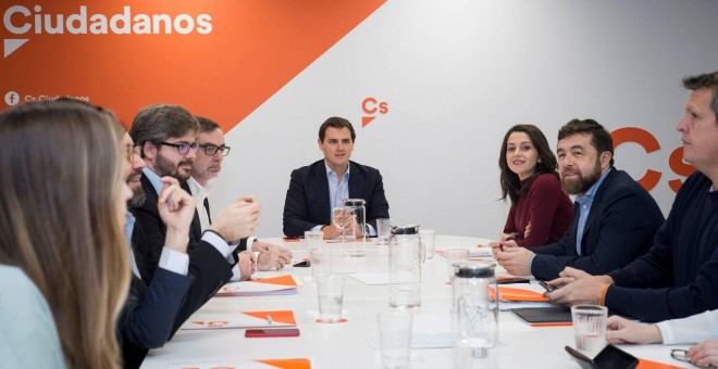 Una reunión de la Ejecutiva de Ciudadanos. EFE/Archivo