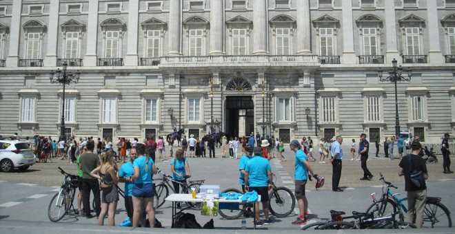 22/06/2019.- Consulta popular sobre el modelo de Estado en el centro de Madrid. MIREIA LÓPEZ