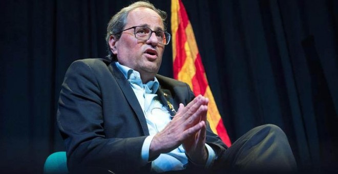 El presidente de la Generalitat, Quim Torra. (MARTA PÉREZ | EFE)