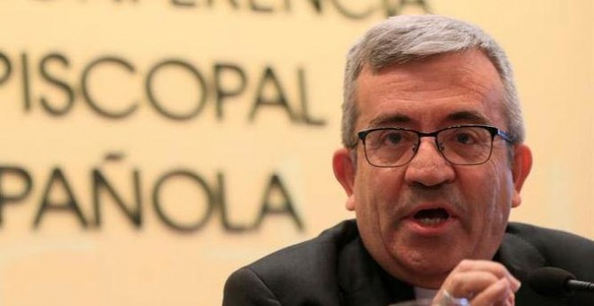 El secretario general de la Conferencia Episcopal, Luis Argüello. (FERNANDO ALVARADO | EFE)