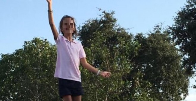 Inés, la pequeña de 11 años que ha sido expulsada del campamento de verano en las instalaciones de Aldeaduero (Salamanca).