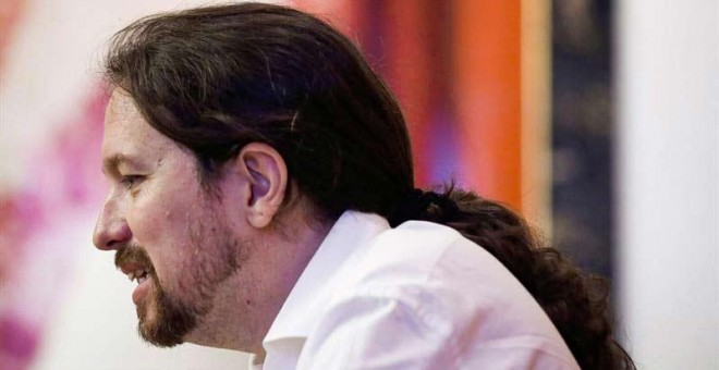 El líder de Unidas Podemos, Pablo Iglesias. (EMILIO NARANJO | EFE)