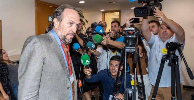 El negociador de Vox en la Región de Murcia Luis Gestoso. (MARCIAL GUILLÉN | EFE)