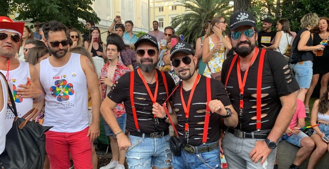 Asistentes a la manifestación del Orgullo LGTBI en Madrid 2019. /ESTEFANÍA ROSELLÓ