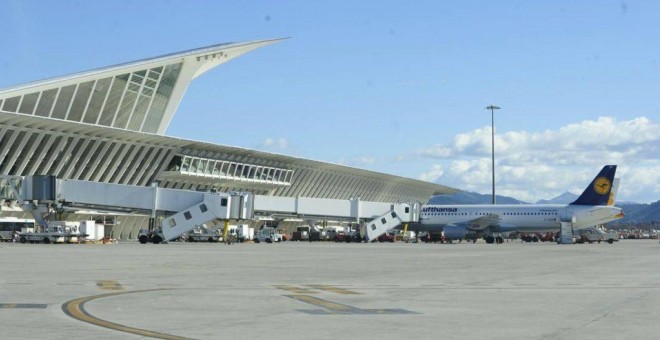 Imagen del aeropuerto de Bilbao.