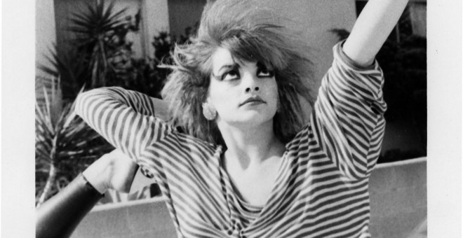 Nina Hagen fent exercici en una imatge poc habitual. Philomena Winstanley