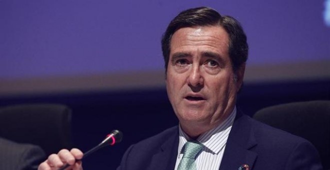 El presidente de la CEOE, Antonio Garamendi. / EUROPA PRESS - EDUARDO PARRA