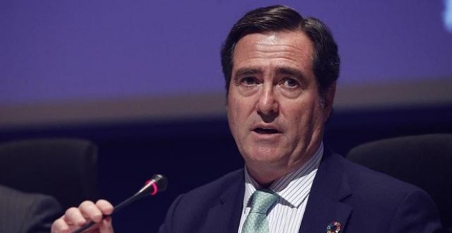 El presidente de la CEOE, Antonio Garamendi. / EUROPA PRESS - EDUARDO PARRA