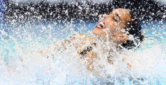 Ona Carbonell, durante el Mundial de Natación en Corea del Sur | Reuters