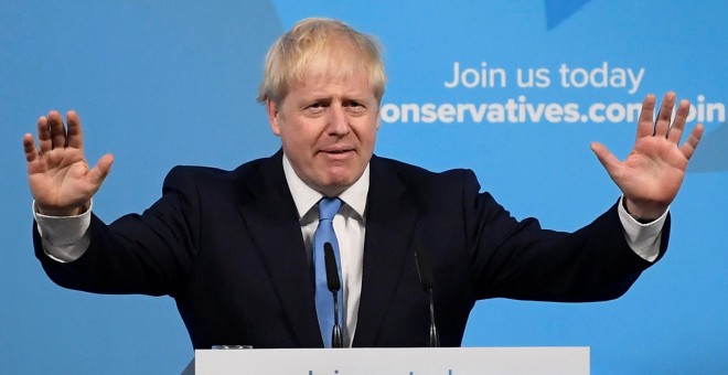 Boris Johnson habla después de ser anunciado como el próximo Primer Ministro de Gran Bretaña | Reuters