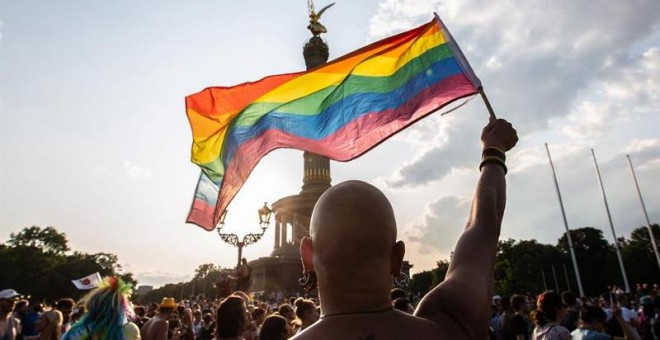 Manifestación LGTBI en Berlín. EFE/EPA/OMER MESSINGER