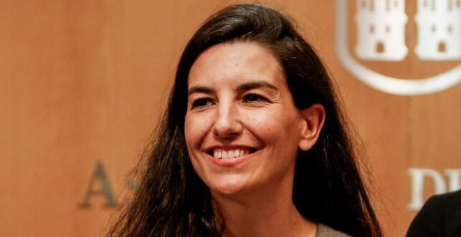 La portavoz de Vox, Rocío Monasterio, en la Asamblea de Madrid | Europa Press
