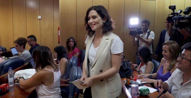 La candidata del PP a la Presidencia de la Comunidad de Madrid, Isabel Díaz Ayuso. - EFE