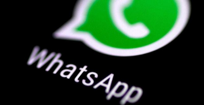 La aplicación de mensajería WhatsApp. Reuters